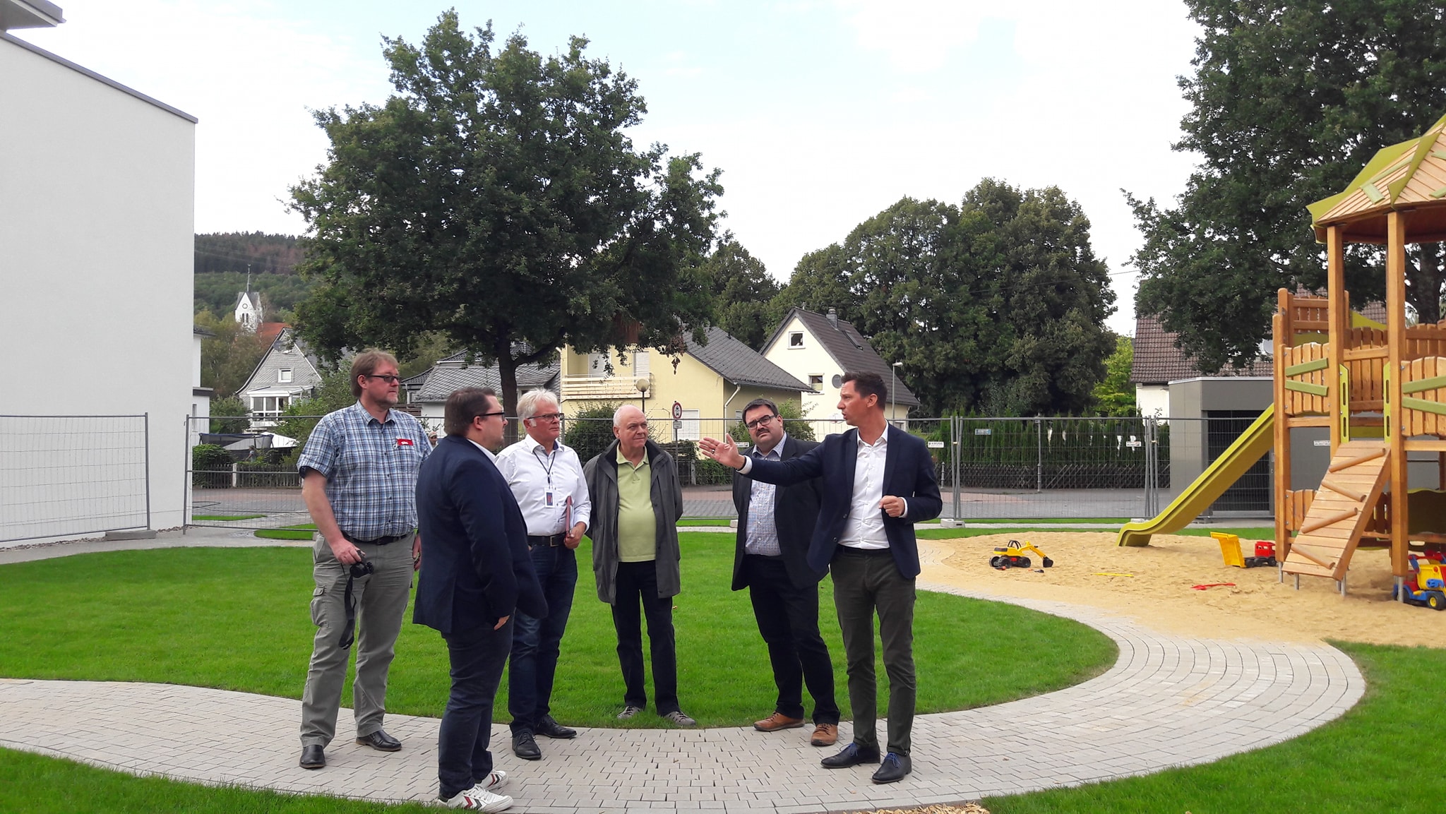 Besuch in Dreis Tiefenbach mit unserem Landrat Andreas Müller SPD Netphen